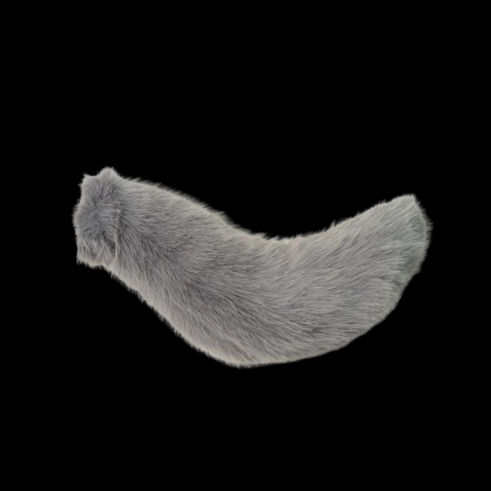 Apricot Fox Movable Fursuit Tail