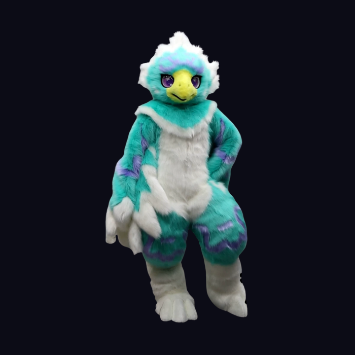 Aqua Crest Aviary Bird Fursuit Fullsuit thumbnail 1