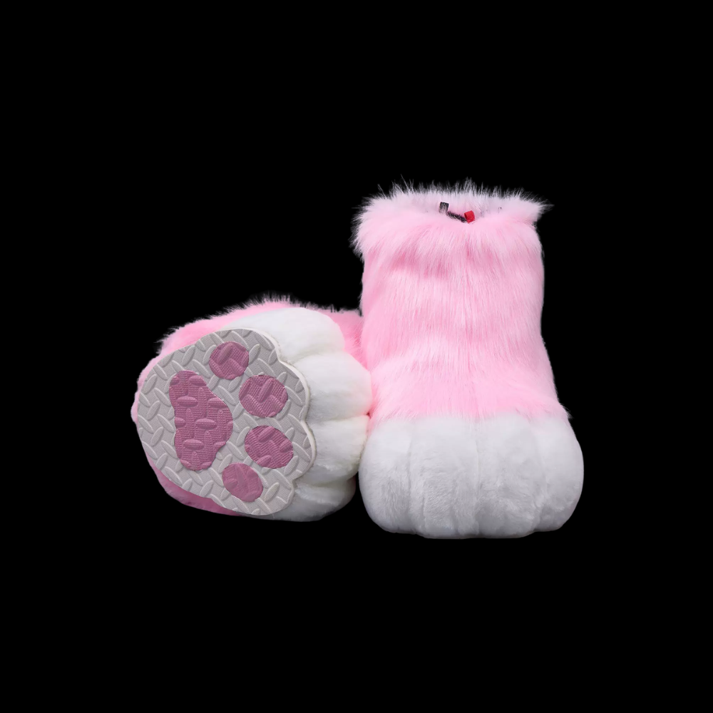 Aqua Plush Fursuit Paw Boots thumbnail 12