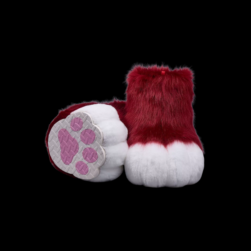 Aqua Plush Fursuit Paw Boots thumbnail 5