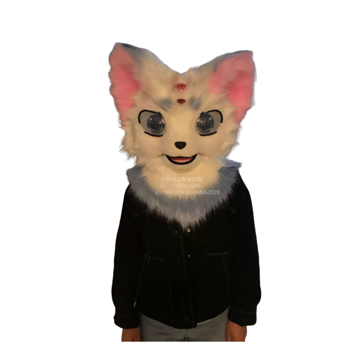 Arctic Fennec Kemono Fursuit Head