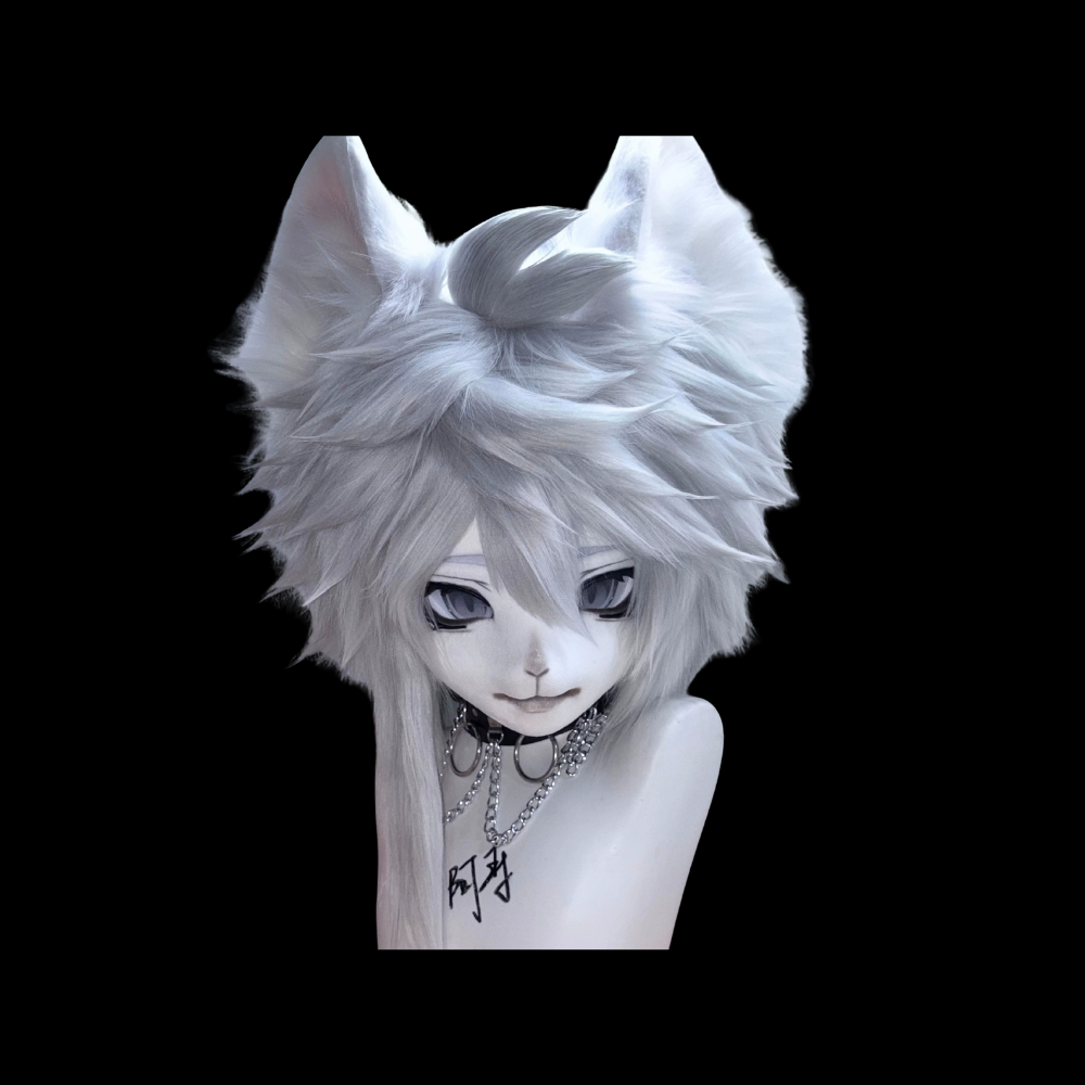 Arctic Fox Kemono Fursuit Head thumbnail 2