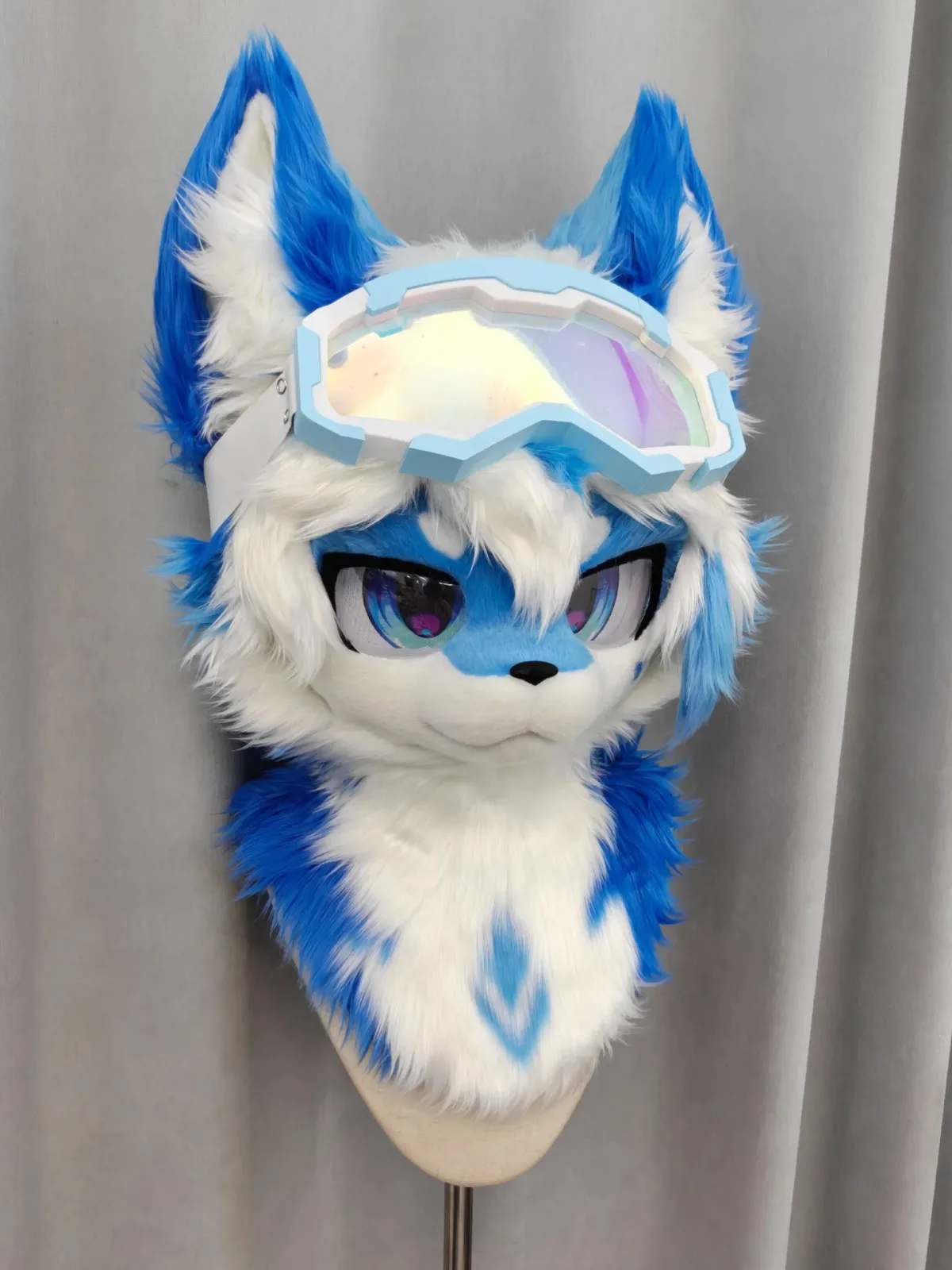 Aurora Goggle Kemono Fursuit Head thumbnail 2