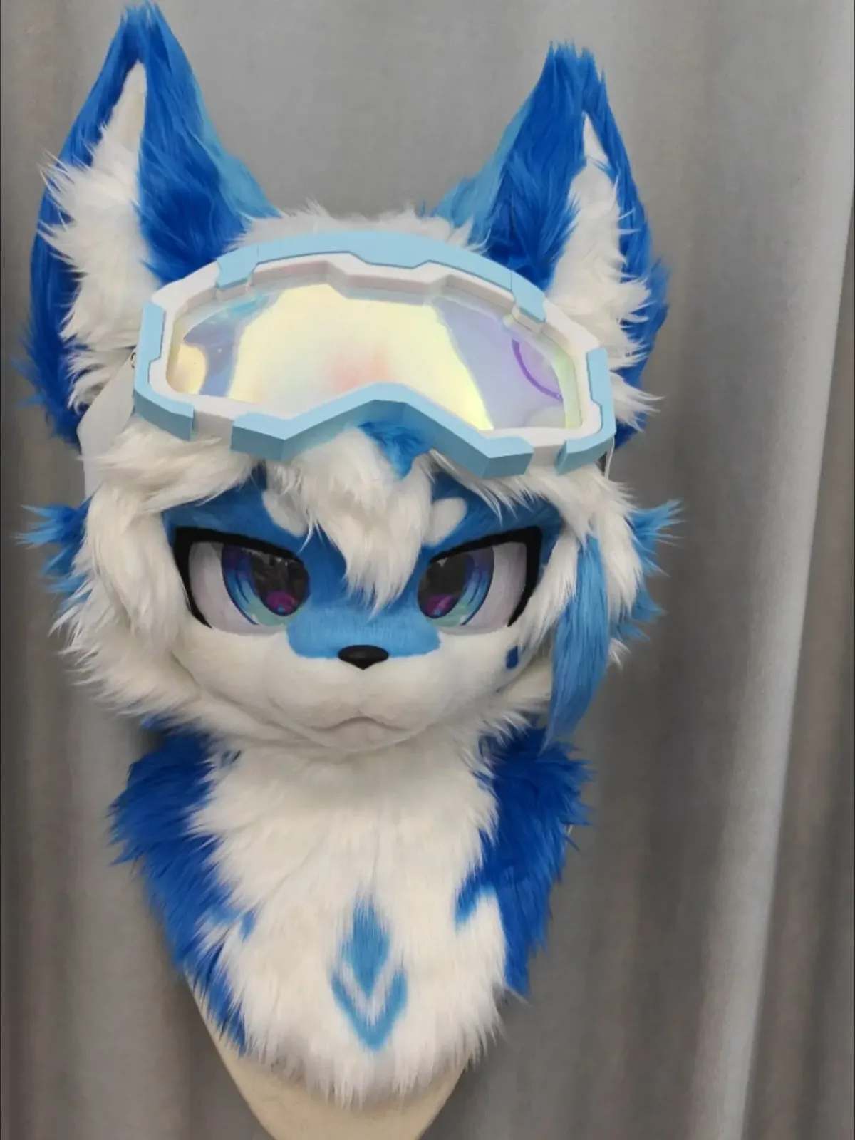 Aurora Goggle Kemono Fursuit Head thumbnail 3