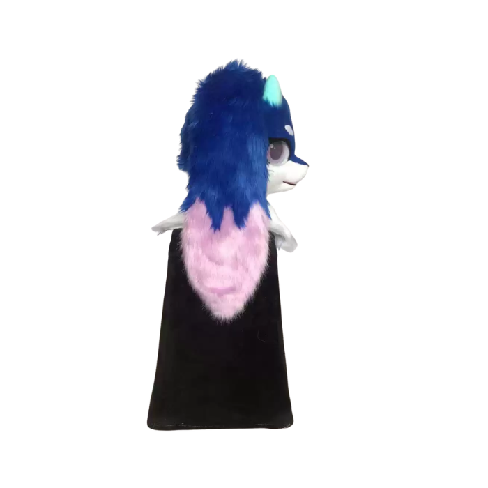 Aurora Lop-Eared Rabbit Fursuit Head thumbnail 2