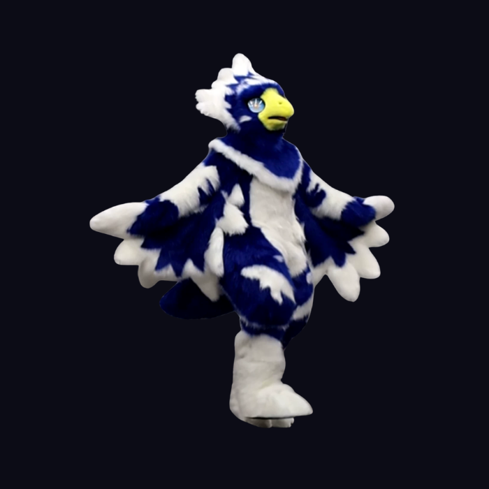 Azure Crest Bird Fursuit Fullsuit thumbnail 1