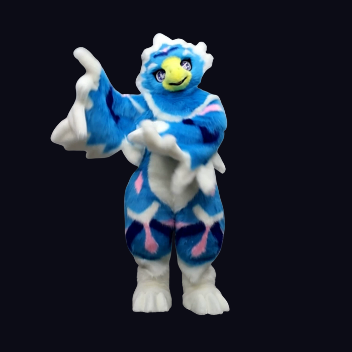 Azure Plume Bird Fursuit Fullsuit thumbnail 1