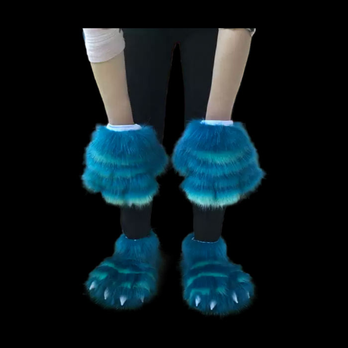 Azure Rift Hand Paws & Paw Socks Set
