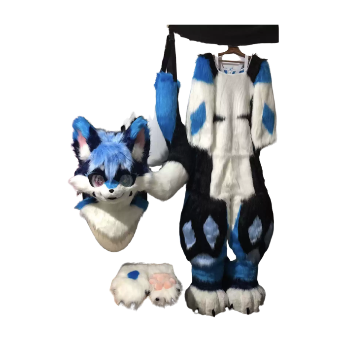 Azure Tabby Kemono Fursuit Fullsuit thumbnail 2