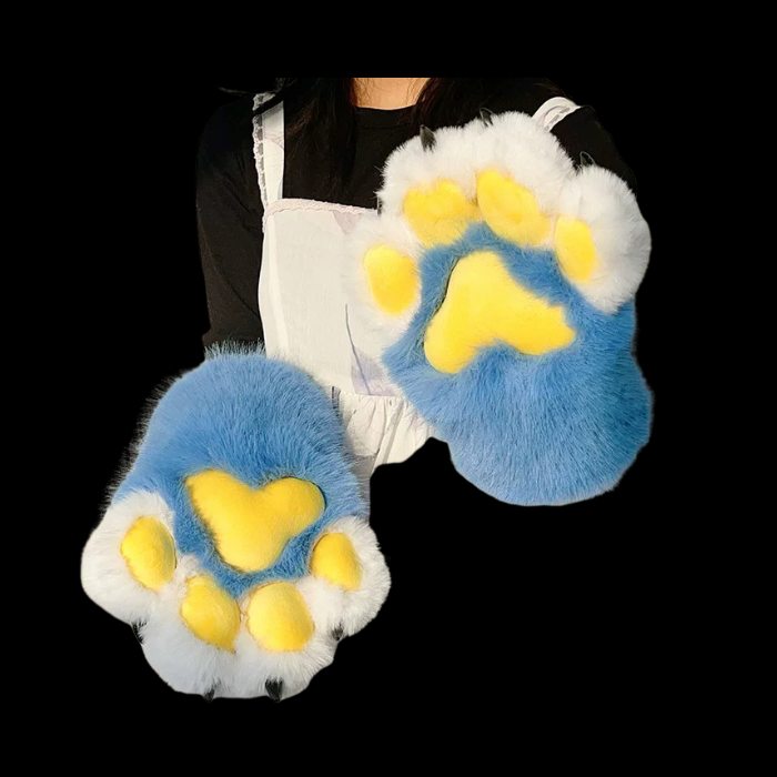 Blue & Yellow Mochi Paws