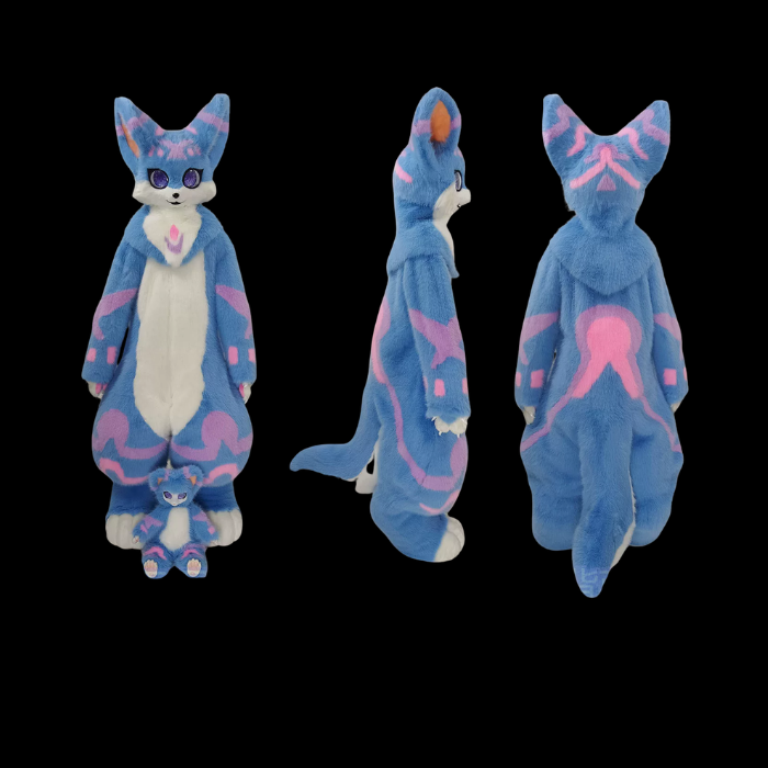 Blueberry Neon Kemono Fullsuit thumbnail 1