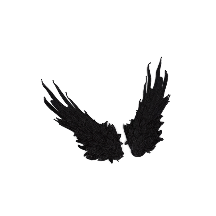 Celestial Feather Wing Hair Clips