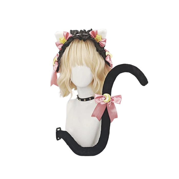 Celestial Star Cat Ear & Tail Cosplay Bundle thumbnail 1