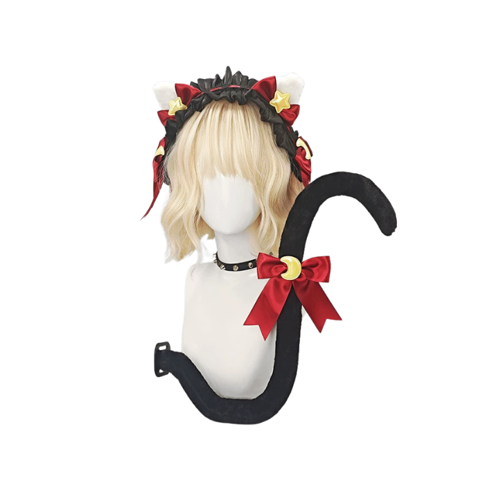Celestial Star Cat Ear & Tail Cosplay Bundle thumbnail 2