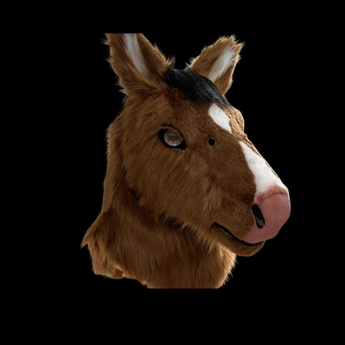 Chestnut Stallion Fursuit Head