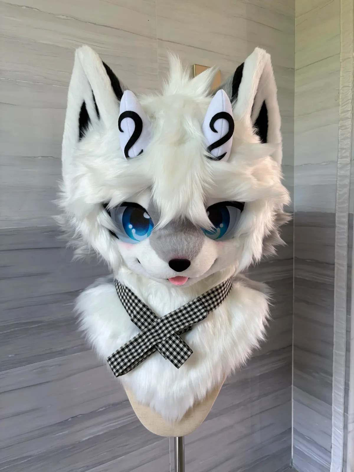 Cloud Swirl Kemono Fursuit Head thumbnail 2