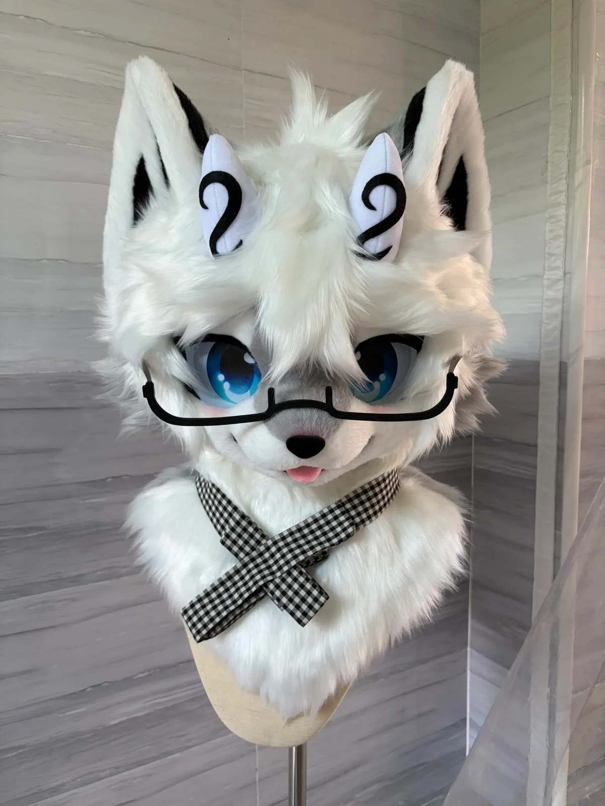Cloud Swirl Kemono Fursuit Head thumbnail 3