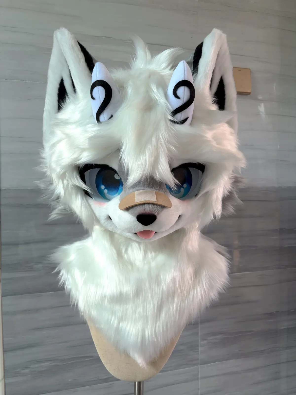 Cloud Swirl Kemono Fursuit Head thumbnail 4