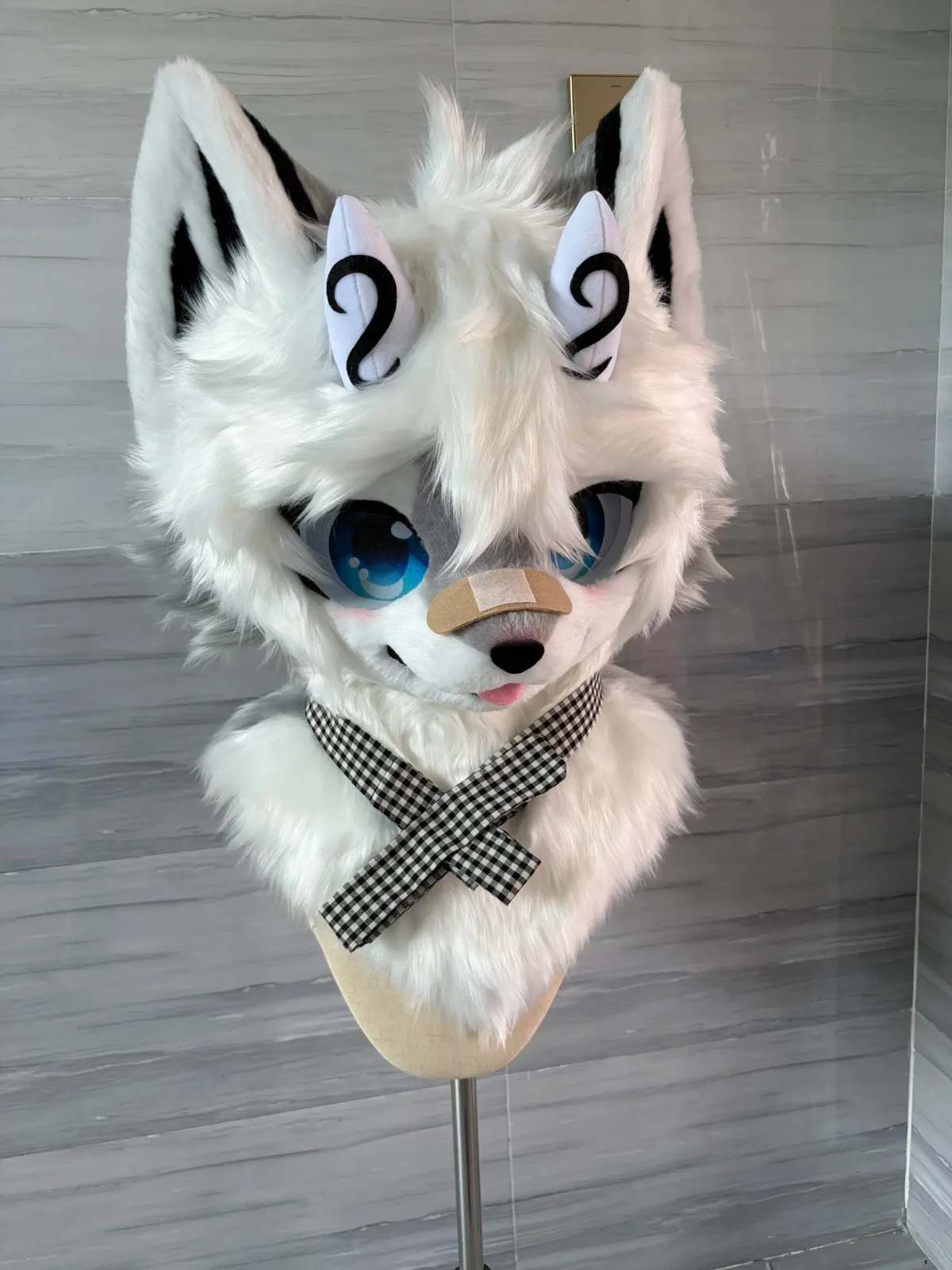 Cloud Swirl Kemono Fursuit Head thumbnail 6