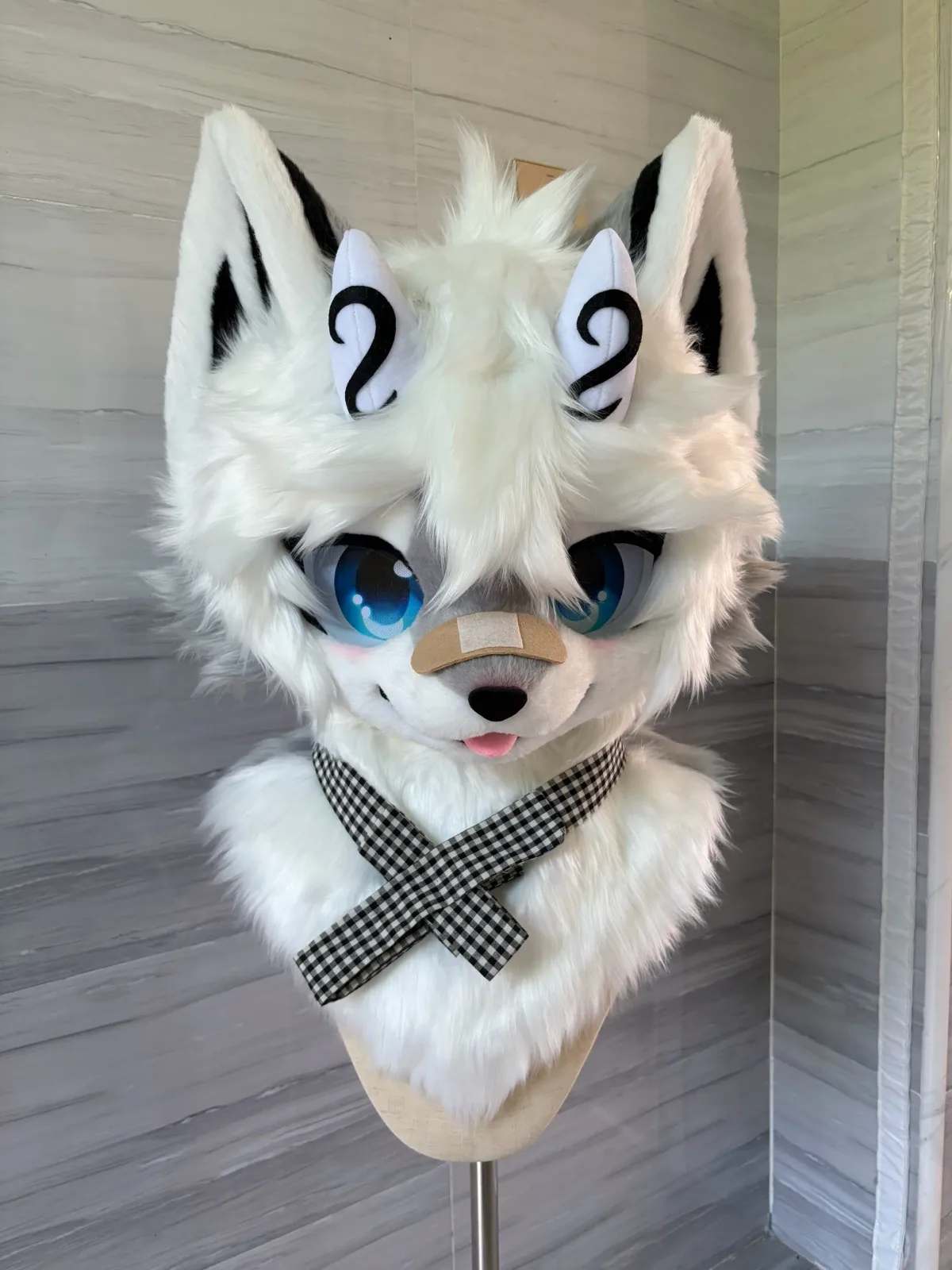 Cloud Swirl Kemono Fursuit Head thumbnail 8