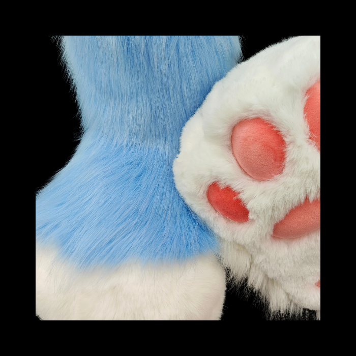 Cloudpuff Plush Fursuit Feet Paws thumbnail 6