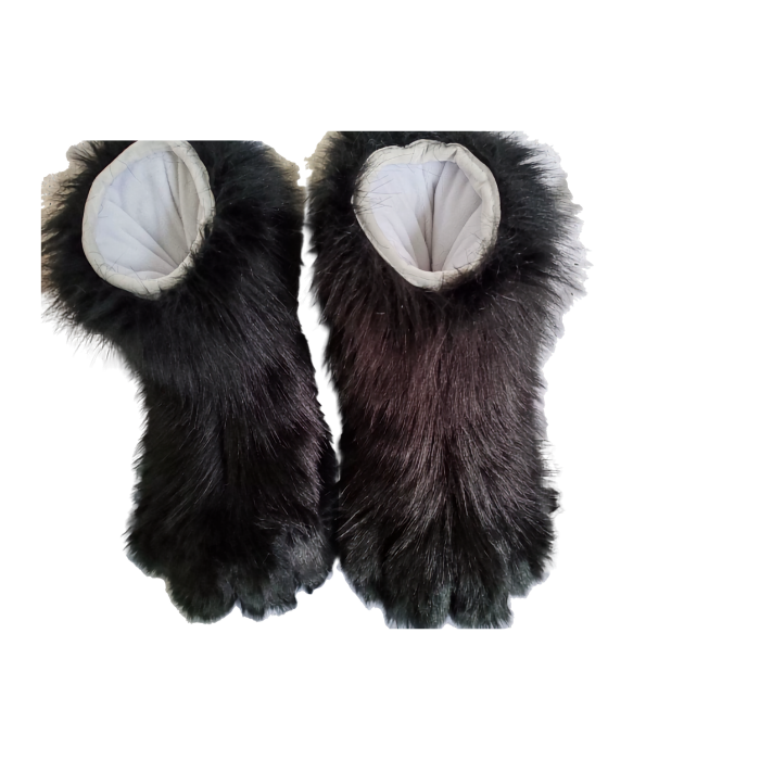 Cloudstep White Fursuit Foot Paws thumbnail 1