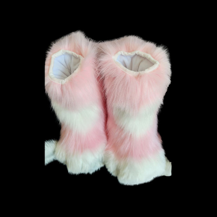 Cloudstep White Fursuit Foot Paws thumbnail 4