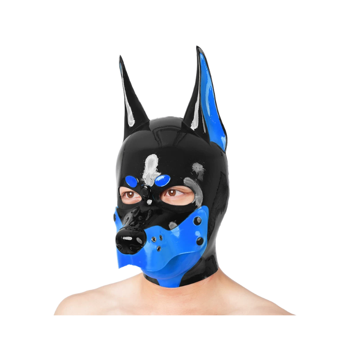 Cobalt Fang Doberman Silicone Head Mask