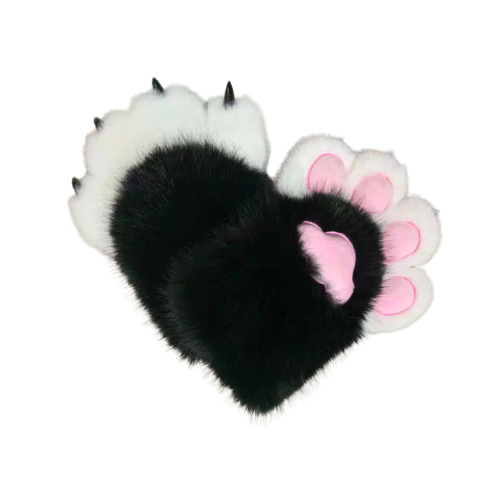 Cotton Candy Cat Paw Gloves thumbnail 4