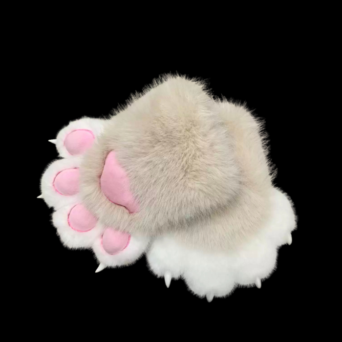 Cotton Candy Cat Paw Gloves thumbnail 5