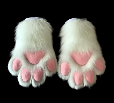 Cotton Candy Fursuit Feet Paws