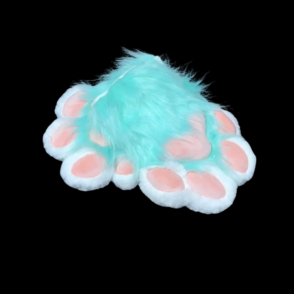 Cotton Candy Plush Paw Gloves thumbnail 9