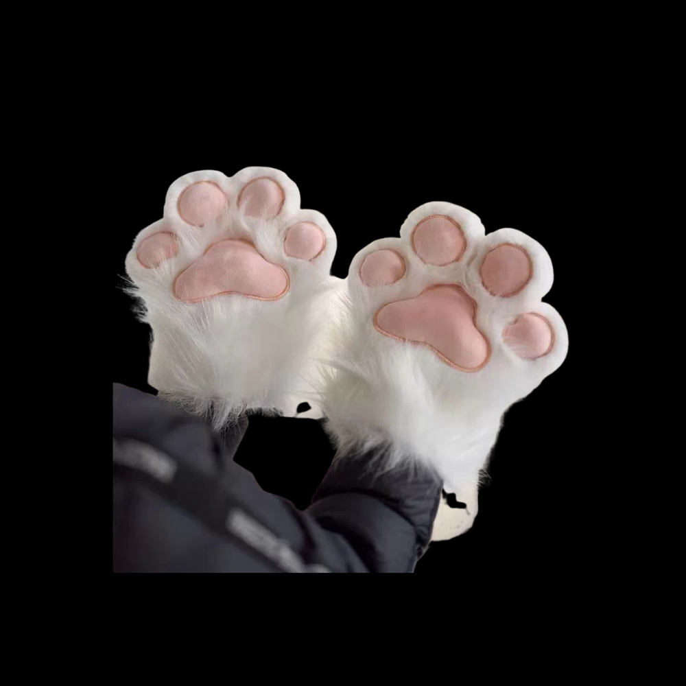 Cream Pastel Bunny Fursuit Head thumbnail 2