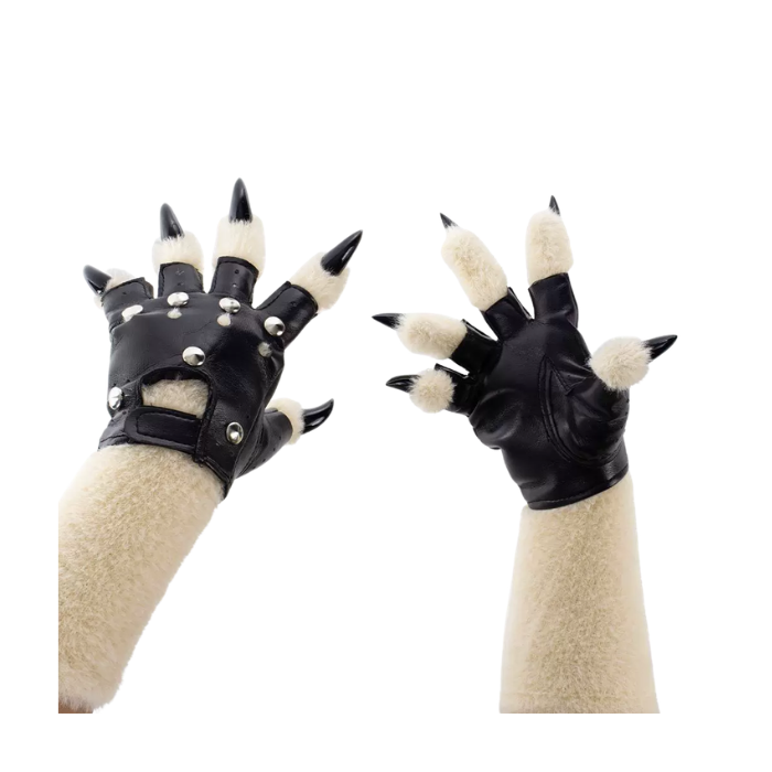 Crimson Beast Claw Paw Gloves thumbnail 2