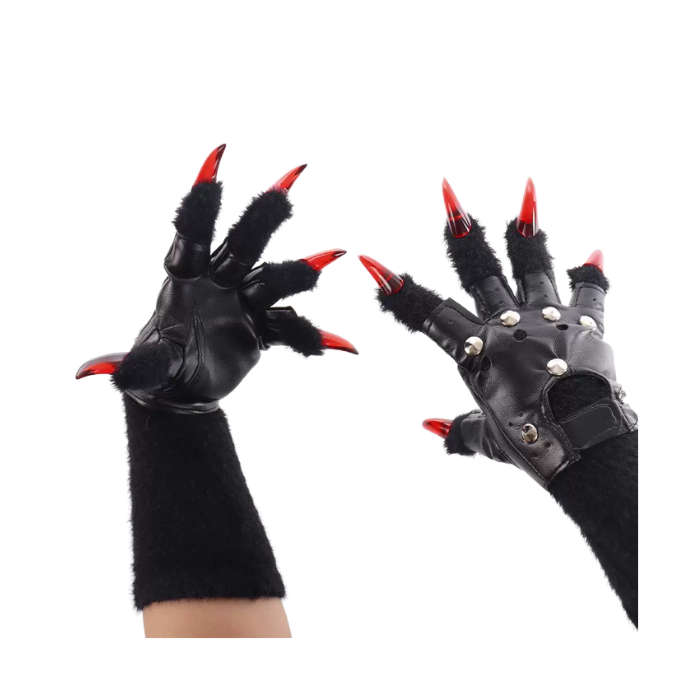 Crimson Beast Claw Paw Gloves thumbnail 3