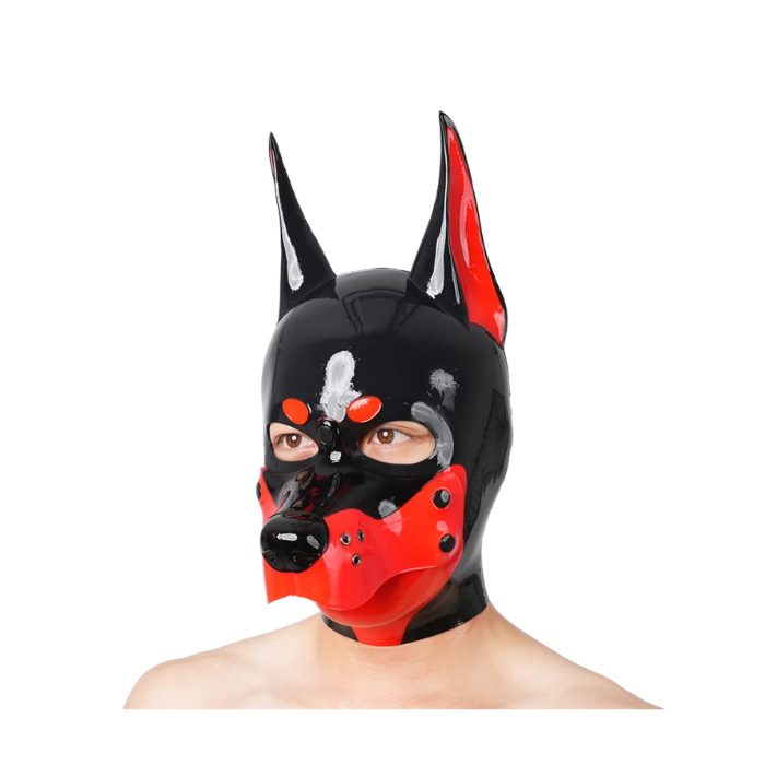 Crimson Fang Doberman Silicone Head Mask