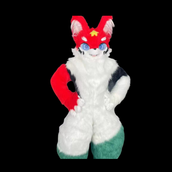 Crimson Frost Fox Fullsuit