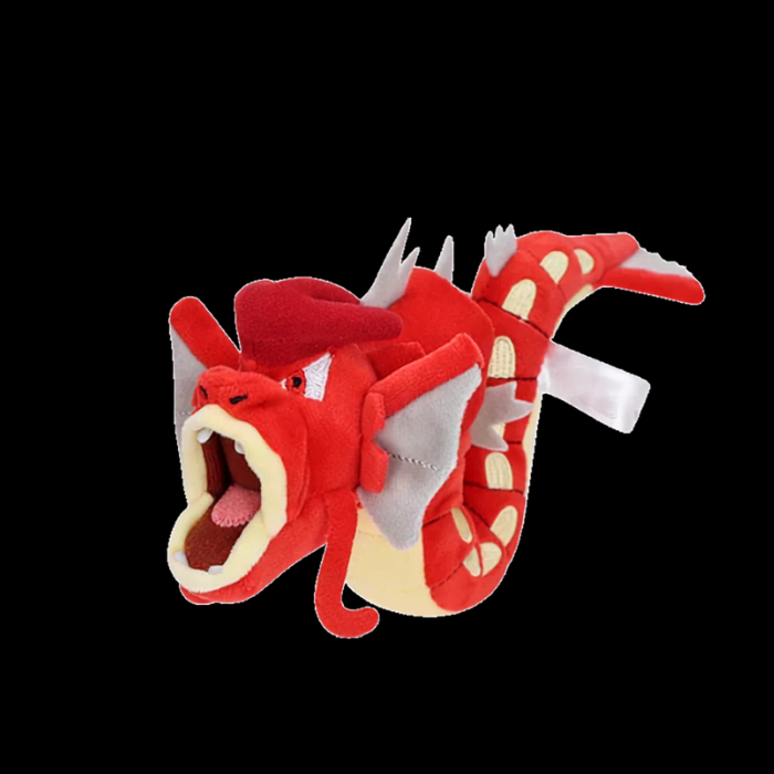 Crimson Serpent Plush Companion (23 cm)