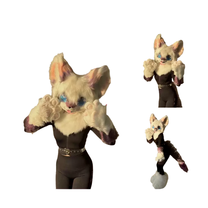 Crystal Lynx Partial Costume Set