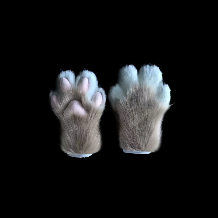 Custom Kemono Sculpted-Claw Fursuit Paws thumbnail 2