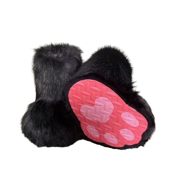 Custom Plush Fursuit Feet Paws thumbnail 6