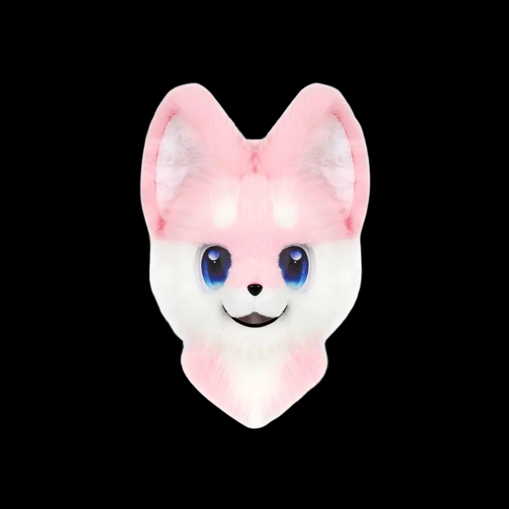 Dream Fox Kemono Fursuit Head thumbnail 6