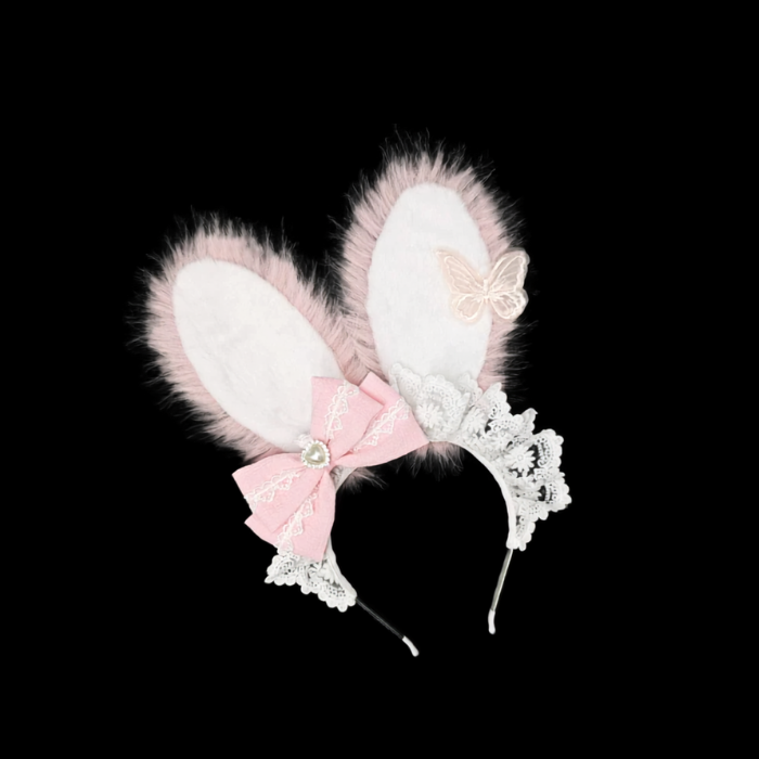 Dreamy Lace Bunny Ear Cosplay Headband thumbnail 2