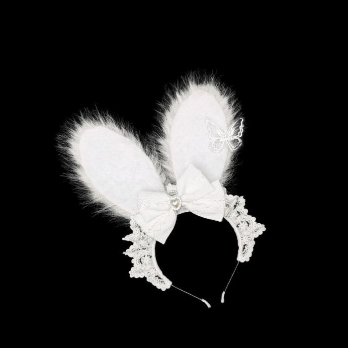 Dreamy Lace Bunny Ear Headband thumbnail 3