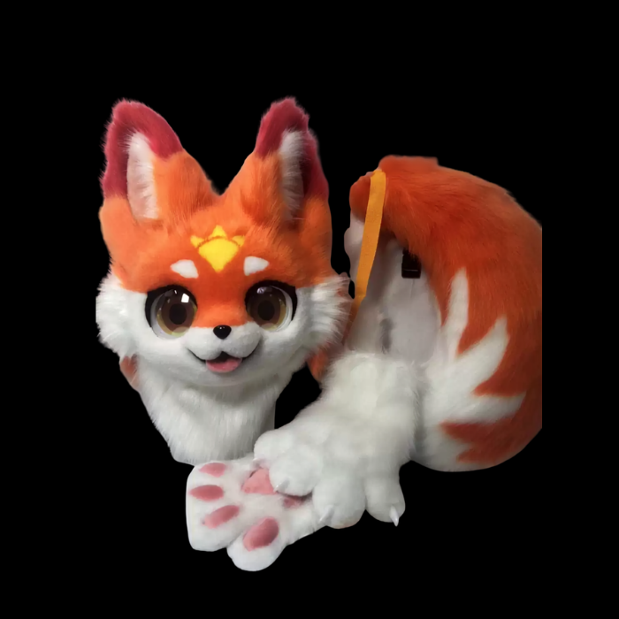 Ember Fox Fursuit Partial Set