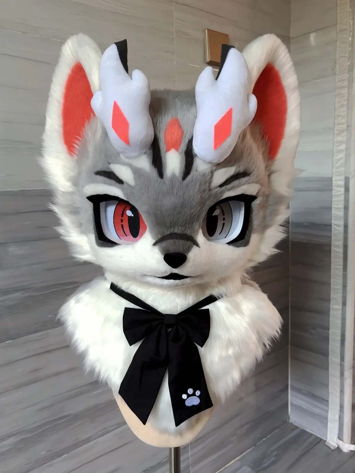 Ember Horn Wolf Kemono Fursuit Partial thumbnail 4