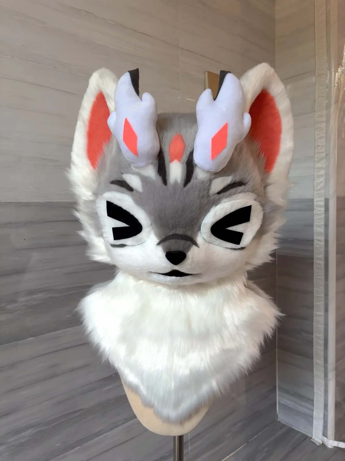 Ember Horn Wolf Kemono Fursuit Partial thumbnail 5