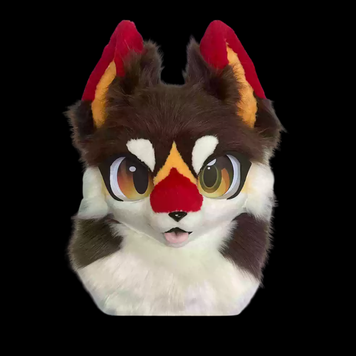 Ember Wolf Kemono Head