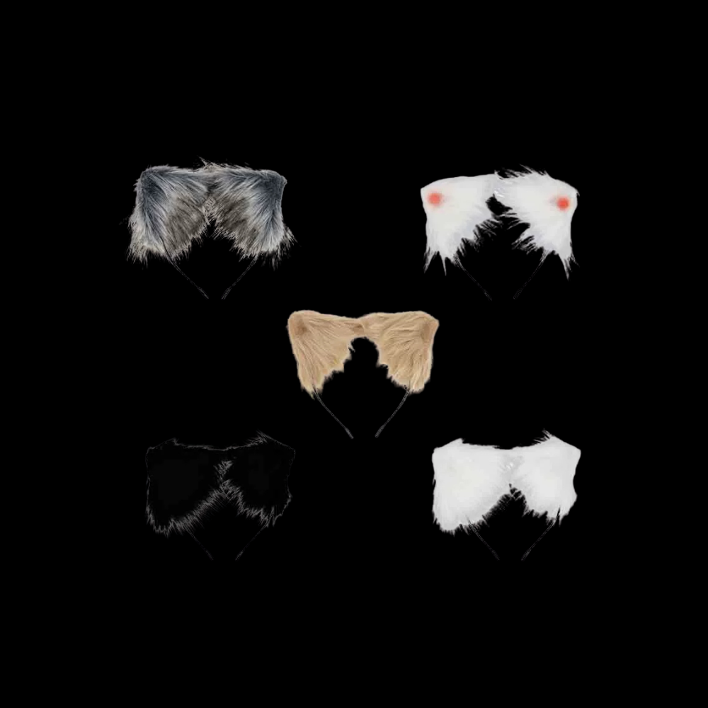 Fluffy Fox Ear Hair Hoop