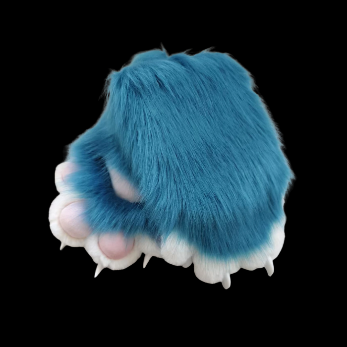 Fluffy Fur Fursuit Paw Gloves